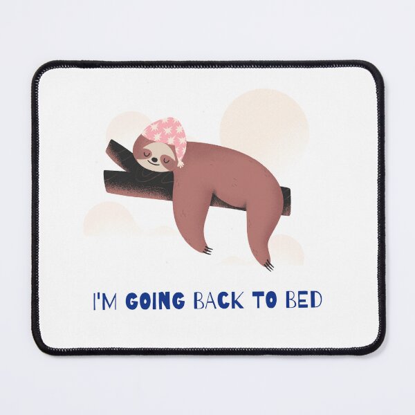 Item preview, Nope I'm going back to bed sleepy sloth designed and sold by KrilexTEES.