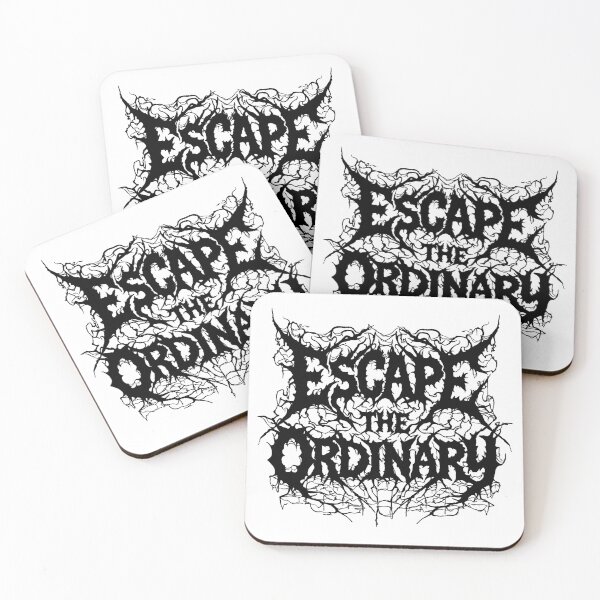 Item preview, Escape the Ordinary - Dark Metal Aesthetic Typography designed and sold by sXe-art.