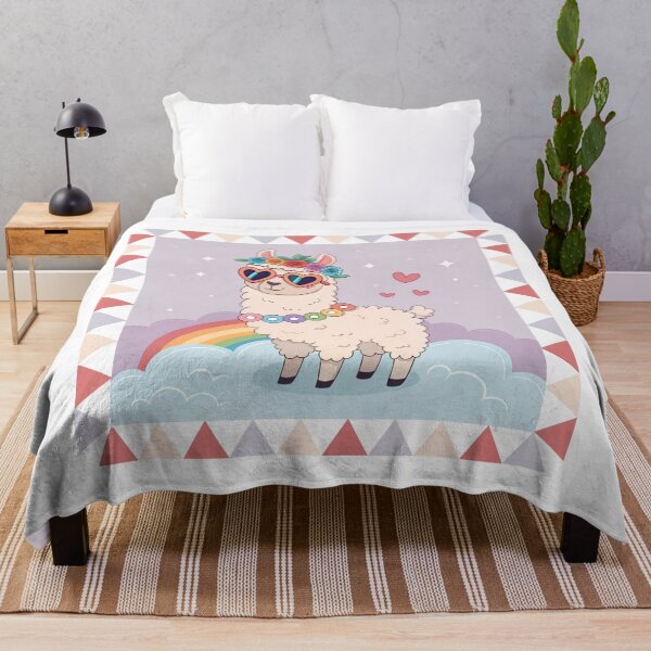 Item preview, Proud Llamazing – Kawaii Pride Llama with Rainbow & Hearts designed and sold by asliberry.
