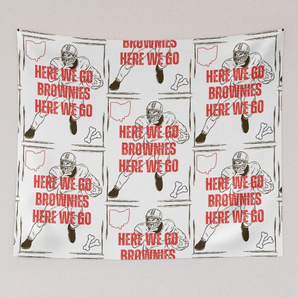 Item preview, Here We Go Brownies Ohio Football designed and sold by deni7033.