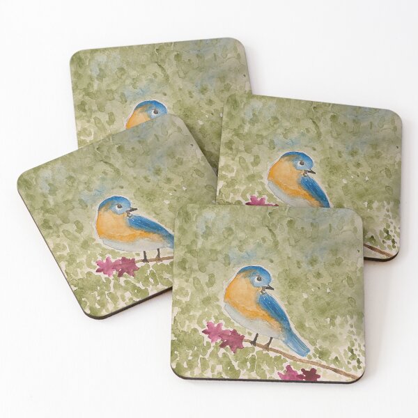Item preview, Eastern Bluebird designed and sold by Lex’s watercolor.