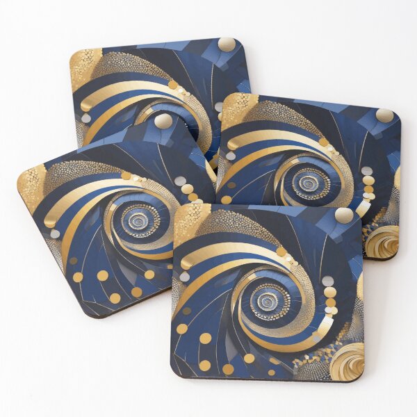 Item preview, Colorful Abstract Fibonacci Art 178 designed and sold by Vicky Brago-Mitchell®.