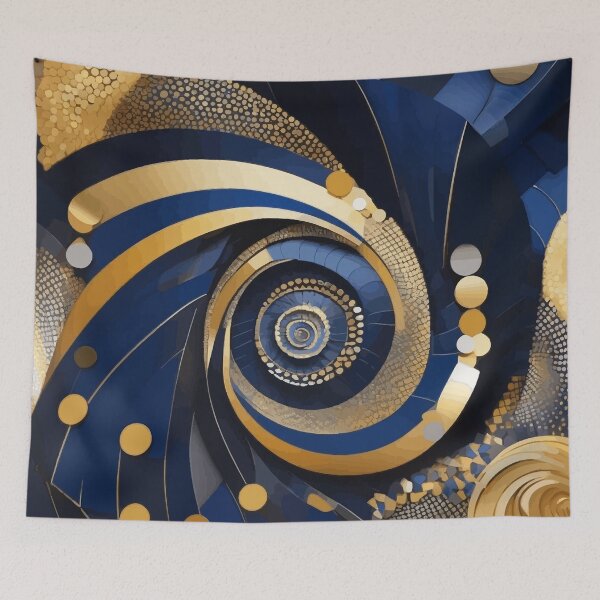 Item preview, Colorful Abstract Fibonacci Art 178 designed and sold by Vicky Brago-Mitchell®.