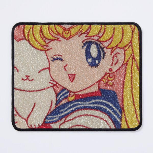 Item preview, Feline Embrace: Sailor Moon and Artemis designed and sold by pastel.moonwave.