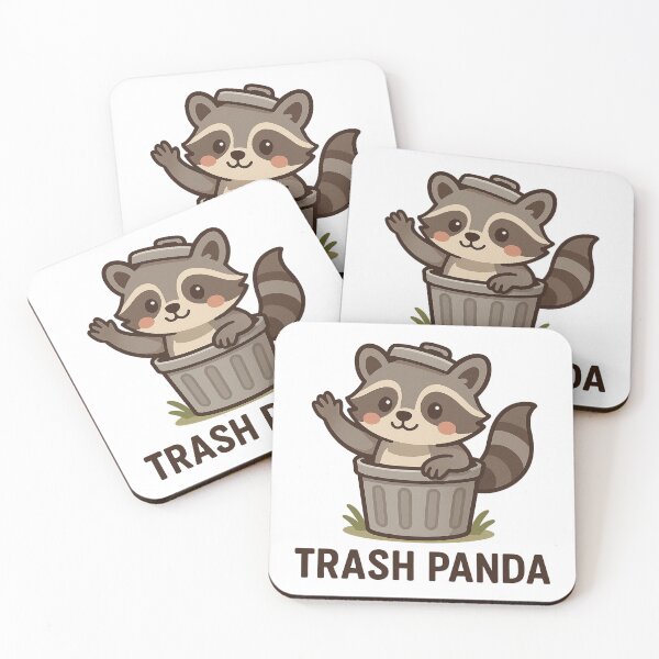 Item preview, Trash Panda Cute Raccoon designed and sold by k3rstman1.