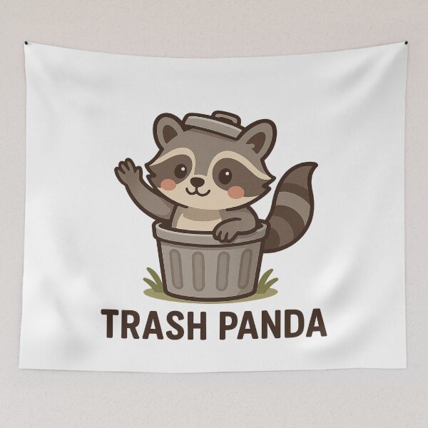 Item preview, Trash Panda Cute Raccoon designed and sold by k3rstman1.