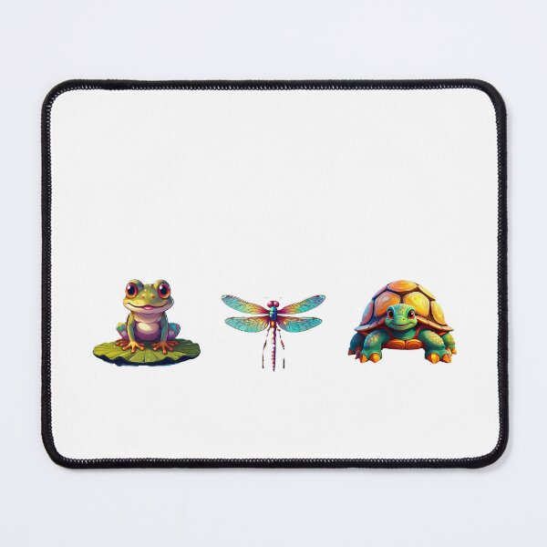 Item preview, Frog Dragonfly Turtle designed and sold by CatcatcherCornr.