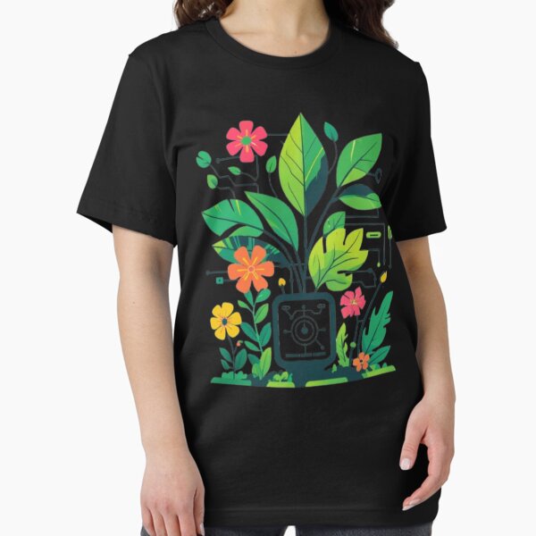 Item preview, Harmony of Nature and Tech – Eco Future Illustration designed and sold by BYTRINOOO.