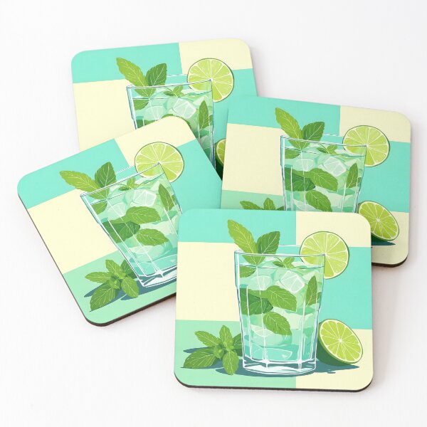 Item preview, Glass of mojito  designed and sold by PrintLabStudio.