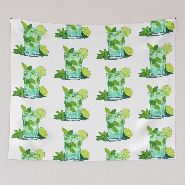 Item preview, Glass of mojito  designed and sold by PrintLabStudio.