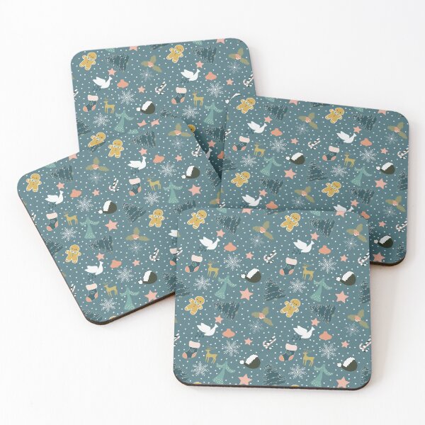 Item preview, Cute Christmas Elements designed and sold by Madeline Binder Art & Design.