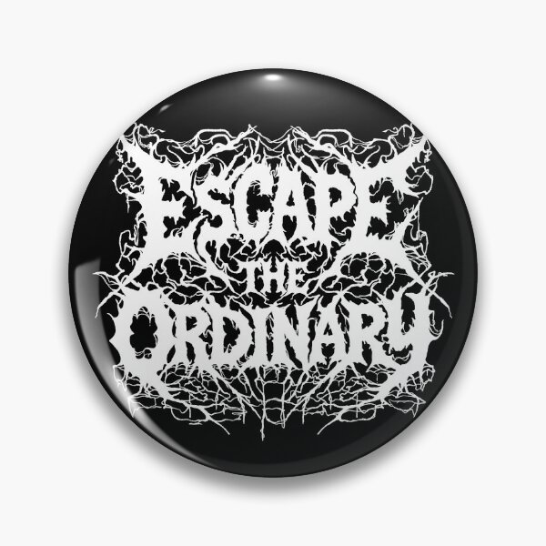 Item preview, Escape the Ordinary - Black Metal Aesthetic Typography designed and sold by sXe-art.