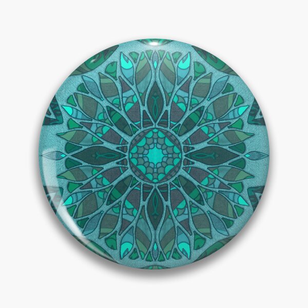 Item preview, Bohemian Leonaflowers Teal designed and sold by Deborah Maxemow.