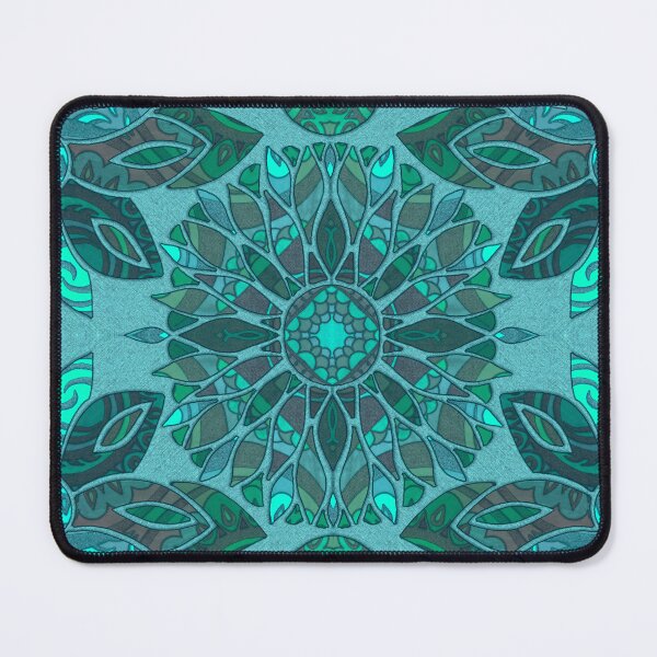 Item preview, Bohemian Leonaflowers Teal designed and sold by Deborah Maxemow.