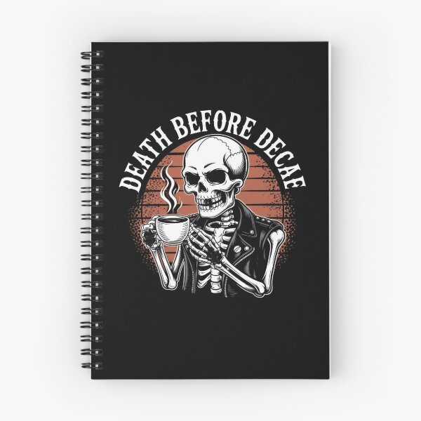 Item preview, Death Before Decaf designed and sold by Mateusz Majcherek.