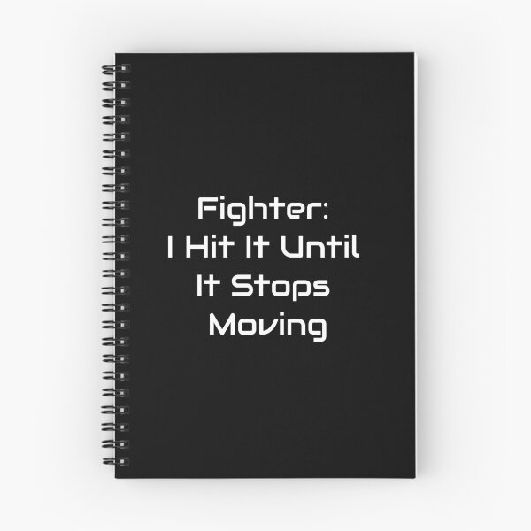 Item preview, Fighter – I Hit It Until It Stops Moving | Funny TTRPG Class Quote designed and sold by GameLore.