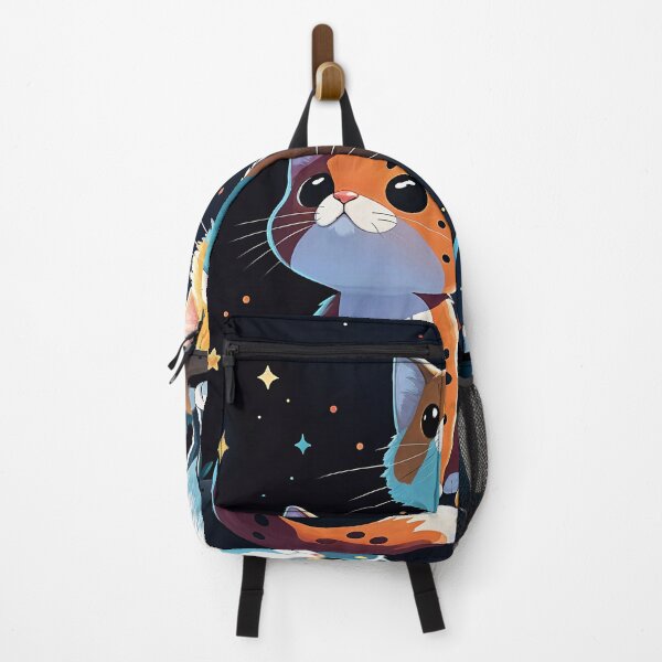 Item preview, Stargazing Kittens – Cosmic Cats Under a Moonlit Sky designed and sold by ForeverPrintsOK.