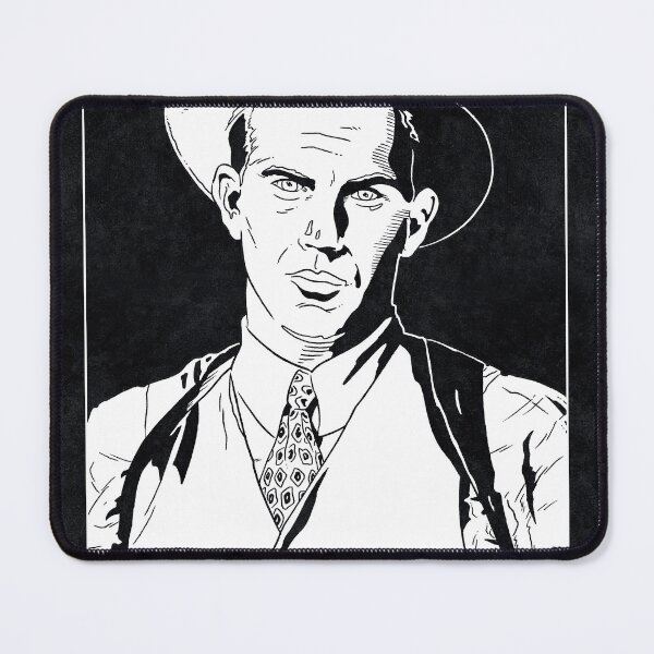Item preview, ELIOT NESS - The Untouchables (Black and White) designed and sold by FamousWeirdosRB.