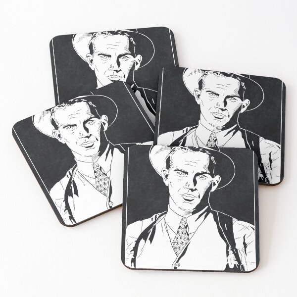 Item preview, ELIOT NESS - The Untouchables (Black and White) designed and sold by FamousWeirdosRB.