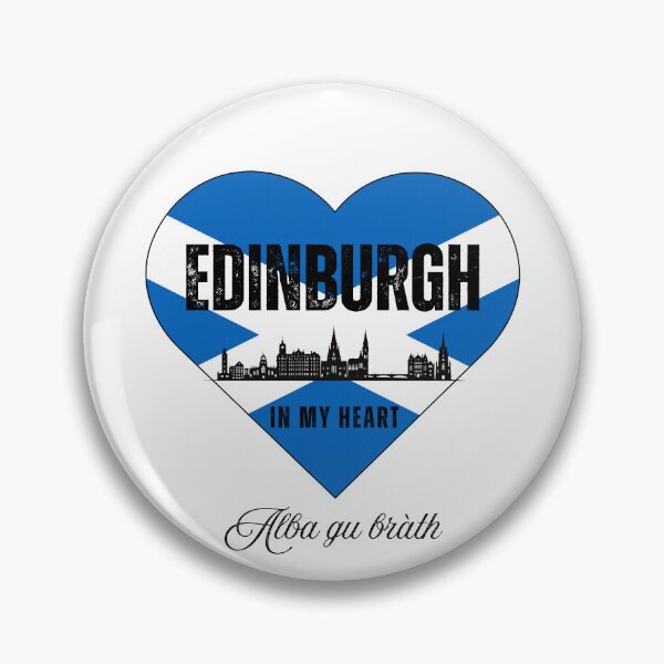Item preview, Edinburgh Scotland Skyline Heart design – Alba gu bràth designed and sold by Yuli Club.