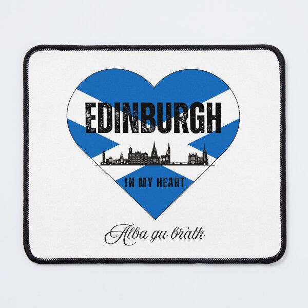 Item preview, Edinburgh Scotland Skyline Heart design – Alba gu bràth designed and sold by Yuli Club.