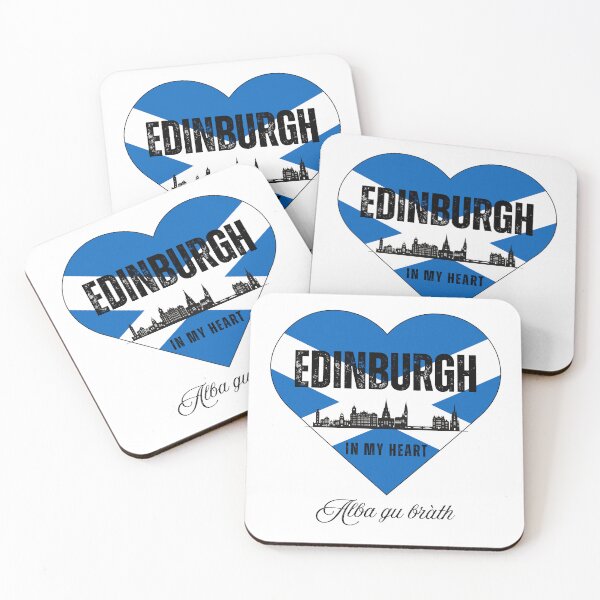 Item preview, Edinburgh Scotland Skyline Heart design – Alba gu bràth designed and sold by Yuli Club.