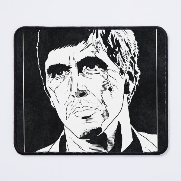 Item preview, TONY MONTANA - Scarface (Black and White) designed and sold by FamousWeirdosRB.