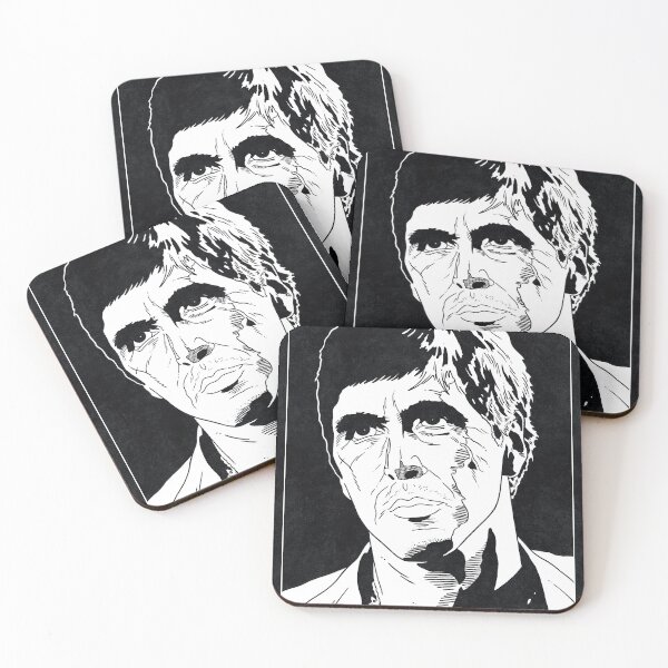 Item preview, TONY MONTANA - Scarface (Black and White) designed and sold by FamousWeirdosRB.