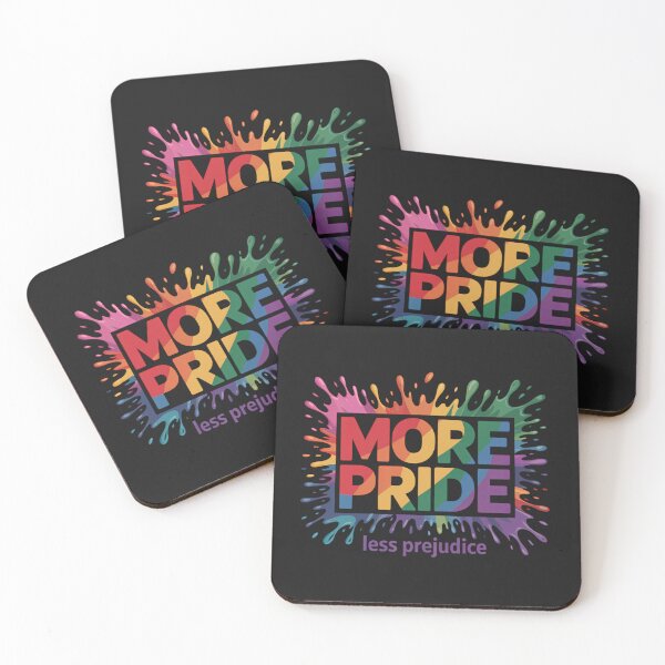 Item preview, More Pride Less Prejudice: Graffiti Rainbow LGBTQ Statement Art designed and sold by elynne9.