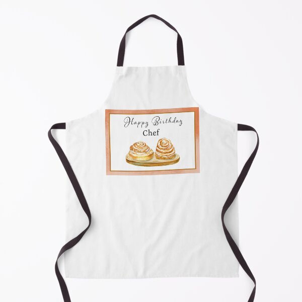 Item preview, Happy Birthday Chef Cinnamon Buns designed and sold by daphsam.