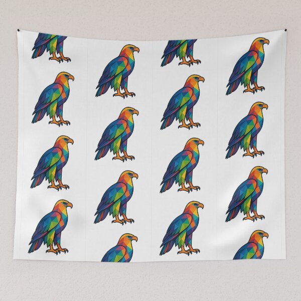 Item preview, Prismatic Eagle Perched designed and sold by TheWonkyEaselCo.