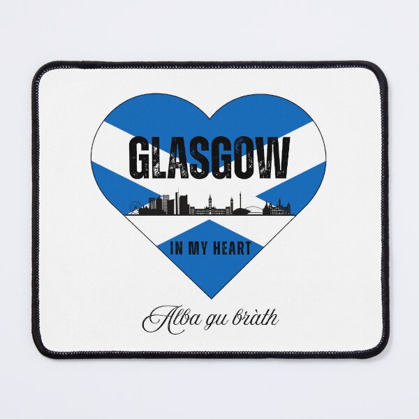Item preview, Glasgow Scotland Skyline Heart design – Alba gu bràth designed and sold by Yuli Club.