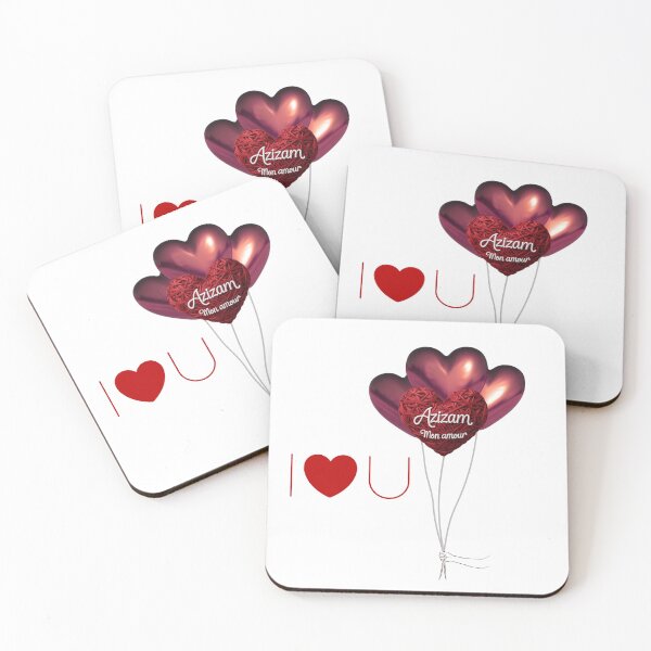 Item preview, Romantic Persian Love Balloons – Azizam Mon Amour designed and sold by MoonaMoona.