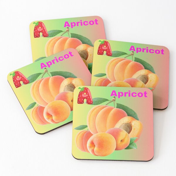 Item preview,   A, letter like an apricot, alphabet designed and sold by ToscaniArt.
