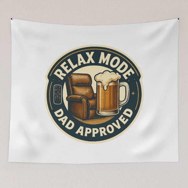 Item preview, Relax Mode Beer Mug – Chill Dad Gift for Father’s Day designed and sold by JenniferCreaArte .