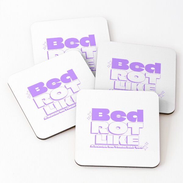 Item preview, Bed Rot Like a Nurse On Their Day Off – Sparkly Purple Text Design designed and sold by NANursing.