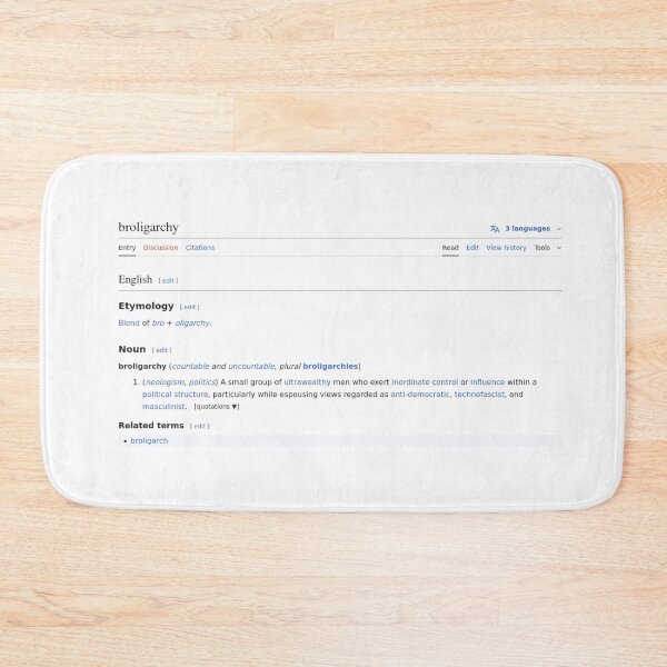 Item preview, Broligarchy defined large designed and sold by stirlingalex.