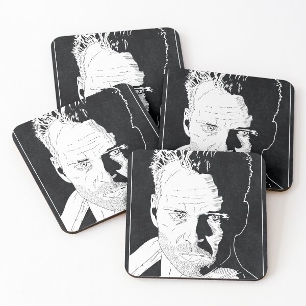 Item preview, JOHN McCLANE - Die Hard (Black and White) designed and sold by FamousWeirdosRB.