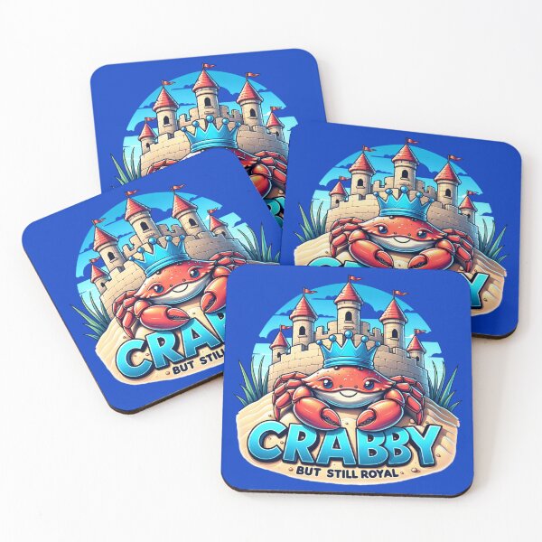 Item preview, Crabby But Still Royal Summer Beach designed and sold by sparsonboutique.