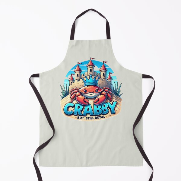 Item preview, Crabby But Still Royal Summer Beach designed and sold by sparsonboutique.