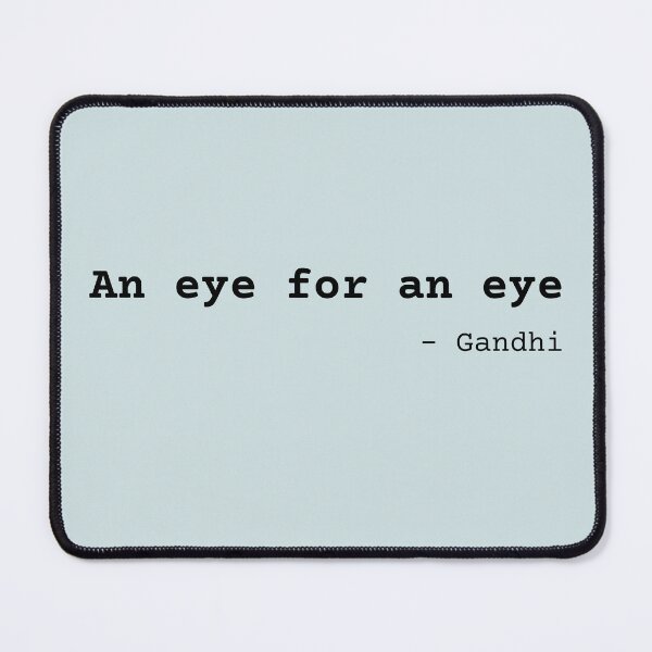 Item preview, MisQuote - Gandhi take it easy! (black) designed and sold by mlm011.