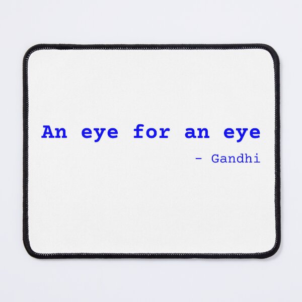 Item preview, MisQuote - Gandhi take it easy! (blue) designed and sold by mlm011.