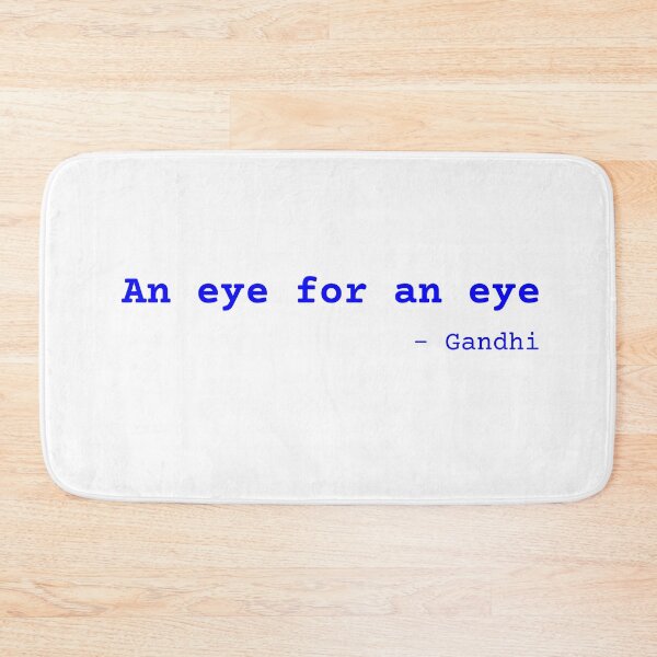 Item preview, MisQuote - Gandhi take it easy! (blue) designed and sold by mlm011.