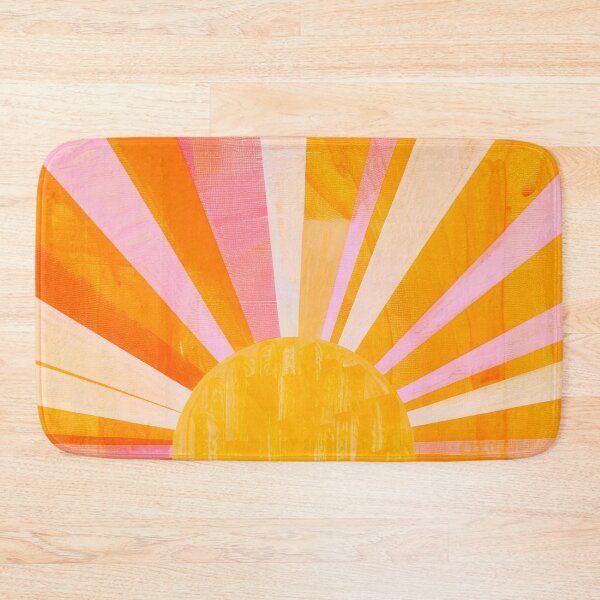 Aperçu de l'œuvre Illustration de soleil, imprimé soleil, imprimé bohème d'été, art mural vibrant créée et vendue par Bella Studio.