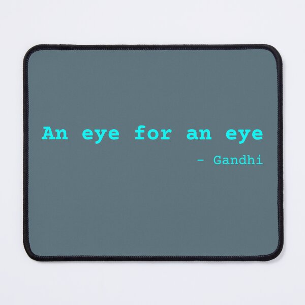 Item preview, MisQuote - Gandhi take it easy! (light blue) designed and sold by mlm011.
