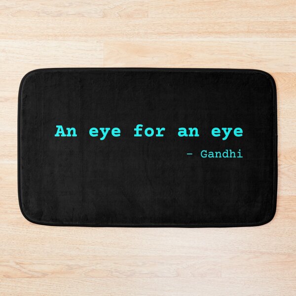 Item preview, MisQuote - Gandhi take it easy! (light blue) designed and sold by mlm011.