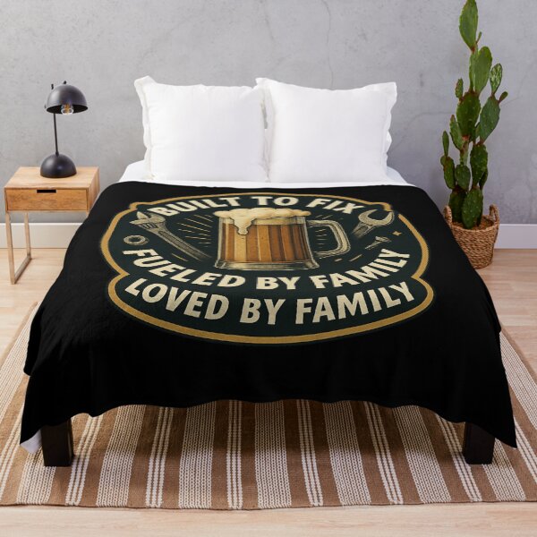 Item preview, Handyman Dad – Built to Fix, Fueled by Family Beer Art designed and sold by JenniferCreaArte .