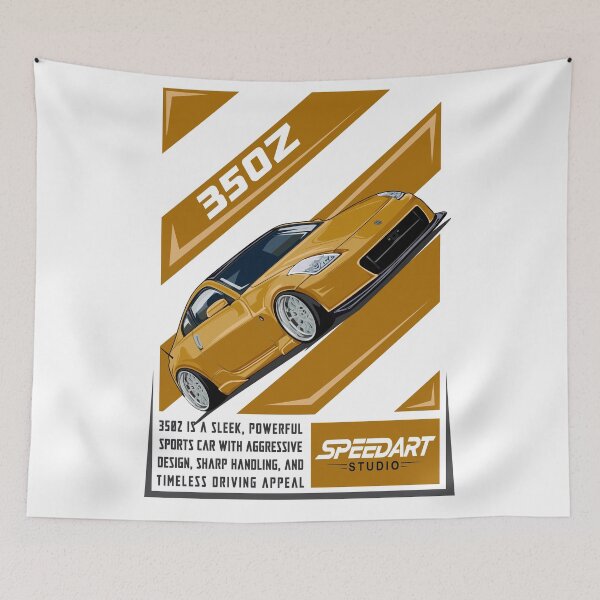 Item preview, 350Z Street Style – Golden Drift Machine designed and sold by SpeedArtStudio.