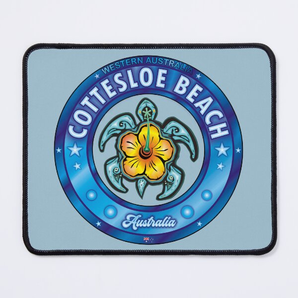 Item preview, Cottesloe Beach Western Australia sea turtle hibiscus designed and sold by studioss76.