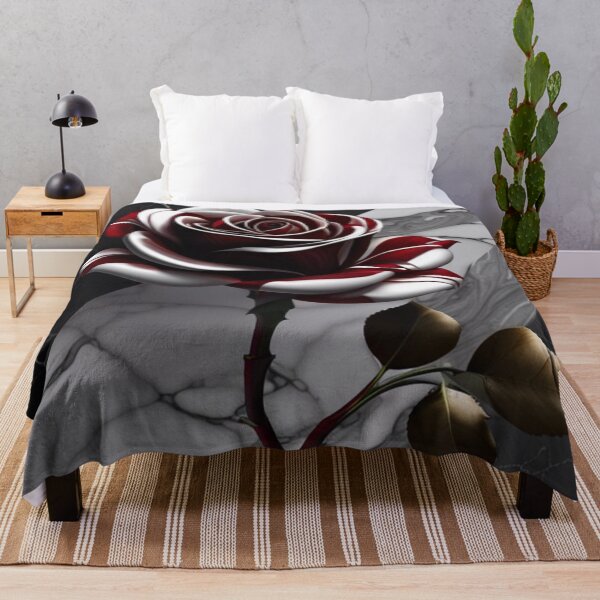 Item preview, Red and White Rose Marble Backdrop designed and sold by Uniquely Yours.
